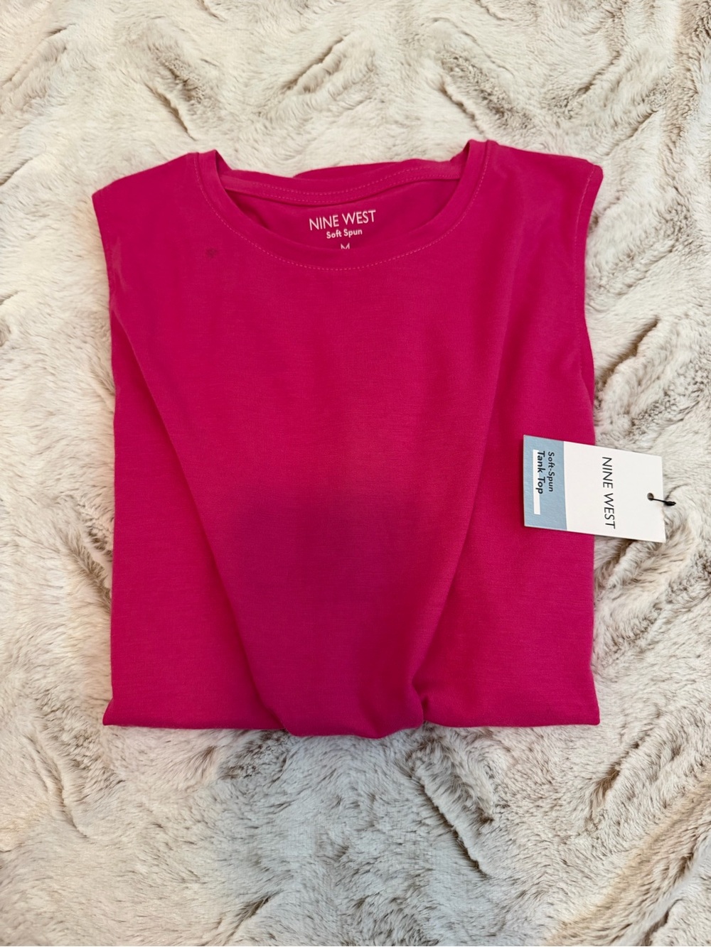 Nine West Hot Pink Short Sleeve Tee